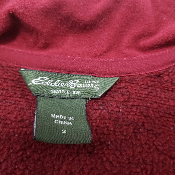 Eddie Bauer Jacket Size Small Full Zip Up Fleece - Picture 5 of 6